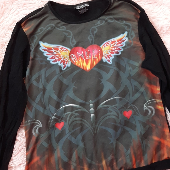 DONT BUY! including as freebie for loyal customer! 90s tattoo top - Picture 5 of 6